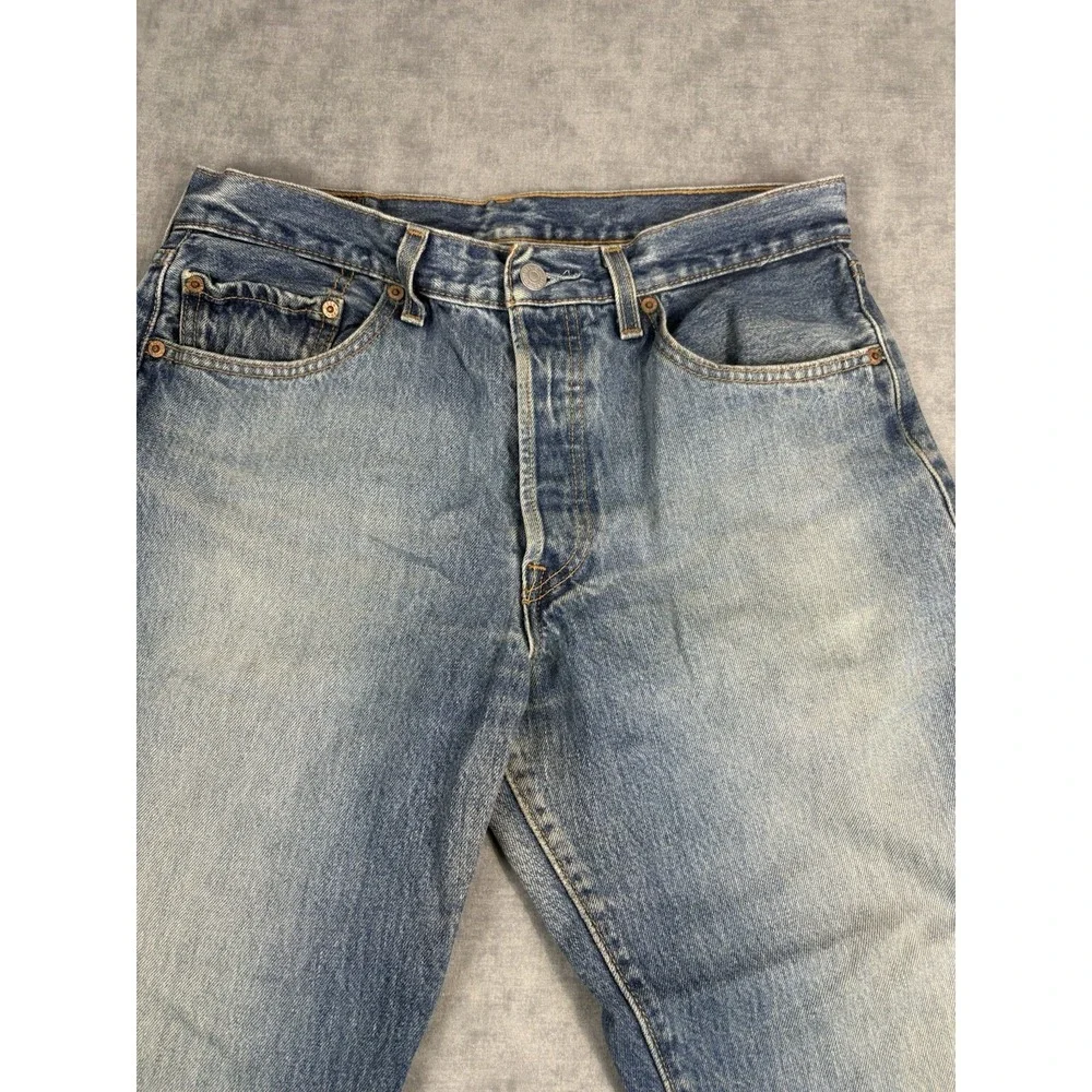 Vintage Levi's 501 Jeans Mens 33x32 32x28 Actual Button Fly Faded Y2K 15501